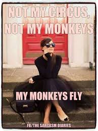 As Much As I Would Like To Take Responsibility For Other People S Decisions And Actions I Kinda Have My Own To Deal With Don Not My Circus Funny Funny Quotes