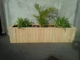 Grab your power tools and tape. Triple Planter Box Palletwest