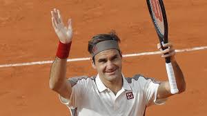 Au terme de quatre sets de haute. Tennis Roland Garros Roger Federer Bat Leonardo