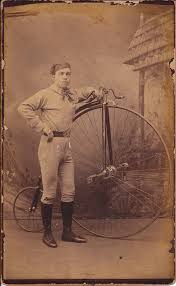 Reed Family: Fay Reed with Bicycle