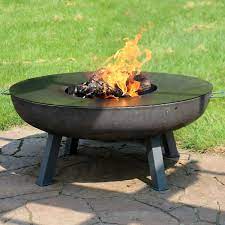 Check spelling or type a new query. Sunnydaze Large Outdoor Fire Pit Bowl With Cooking Ledge Wood Burning 40 Inch For Patio Backyard And Camping Walmart Com Walmart Com