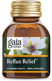 So i've developed acid reflux in the past 2 years. Amazon Com Gaia Herbs Reflux Relief Vegan Tablets Helps Upset Stomach Heartburn Acid Indigestion 45 Count Pack Of 1 Health Personal Care