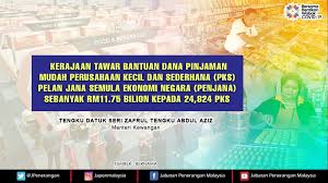 Jadi minta tolong tengok, like ,subscribe dan share. Kerajaan Tawar Bantuan Dana Pinjaman Mudah Perusahaan Kecil Dan Sederhana Pks Pelan Jana Semula Ekonomi Negara Penjana Sebanyak Rm11 75 Bilion Kepada 24 824 Pks Jabatan Penerangan Malaysia