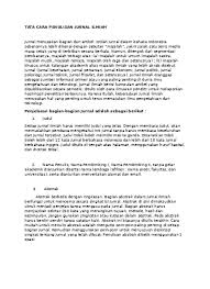 Contoh kesimpulan pada jurnal ilmiah g. 9 Contoh Jurnal Dan Cara Membuat Jurnal 1