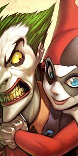 Please like or reblog if u use them :) (the first and third images are from a comic and the one is the middle is probabaly a fan art, so all the credits go to them. Download 1080x2160 Harley Quinn Joker Card Artwork Dc Comics Wallpapers For Huawei Mate 10 Wallpapermaiden