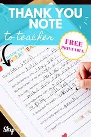 What qualities, abilities, or character traits. Thank You Note To Teacher In 2021 Thank You Note To Teacher Teacher Thank You Notes Teacher Appreciation Printables