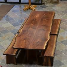 Live Edge Walnut Slab Dining Table Slab Dining Tables Wood Table Design Live Edge Wood Table