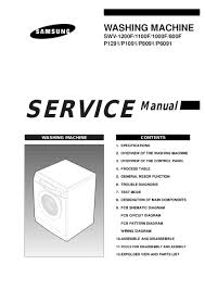 Most samsung washers come with a basic warranty of one year. Samsung Washer Service Manual For Model Swv 1200f