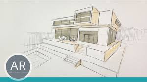 Hauser Schnell Zeichnen Zweipunktperspektive Architektur Mappenkurs Munchen Nach Der Fos Youtube