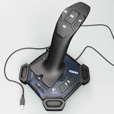 Joystick Logitech Attack 3 3d Model 48 Xsi Obj Ma Lwo C4d 3ds Max Free3d