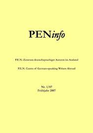 Több lokalizmust és erősebb ellenállást a globális nagytőkével szemben! legalább látjuk, hogy ki hol áll, ki. Peninfo Fruhling 2007 Pen Zentrum Deutschsprachiger Autoren