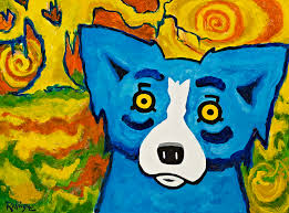 George Rodrigue A Legacy Launched By The Blue Dog Painting Blue dogs and cajuns on the river $ 2,500.00 add to cart; a legacy launched by the blue dog painting