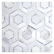 There are 137 marble hex tile for sale on etsy, and they cost $10.98 on average. Concentric Hexagon Mosaictile Arcello And Grey Marble