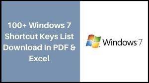 Maybe you would like to learn more about one of these? 100 Windows 7 Shortcut Keys List Download In Pdf Excel