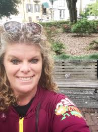 Special Forrest Gump movie scene painted rock in Savannah, Georgia