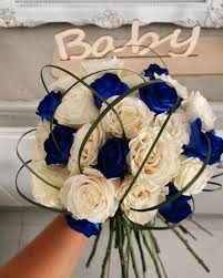 We've done several weddings where we've successfully used a combination of blue and white this may especially suit the groom who does not like 'flowery' accessories or the patriotic groom from scotland. Santorini Wedding Flowers Wedding Flowers Santorini Boho Chic Ideas