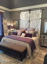 Rustic Bedroom Barn Door Headboard Remodel Bedroom Farmhouse Bedroom Decor Home Decor Bedroom