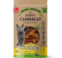 Sparrow Pet CannaCat Chicken Sticks mit CBD