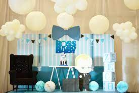 Boss Baby Themed Party Stage Design Baby Birthday Party Boy Boss Baby Boss Baby Theme Party