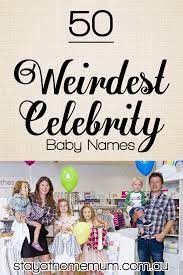 Det er som et spil! 50 Weirdest Celebrity Baby Names
