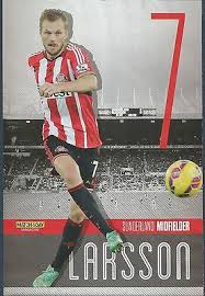 He made three appearances for the gunners, before. Motd Poster 2014 15 Sunderland Sweden Birmingham Arsenal Sebastian Larsson Ebay