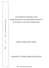 Can you remember the questions from the last activity? Factors Influencing Utem Undergraduate Engineering Student S Intention To Be Entrepreneurs