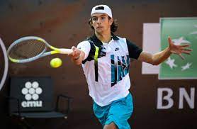 Musetti fell to the clay in joy at the end of his win over cecchinato, the man who beat djokovic at roland garros in 2018. Italy S Musetti Reaches First Atp Quarterfinal Tennis Now