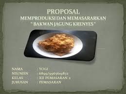 Sesuai dengan namanya, proposal usaha dibuat untuk kepentingan usaha/bisnis. Proposal Kewirausahaan Mengelola Usaha Martabak Telur Mini Disusun Oleh Nama Wulan Dari Nim 2013 Tahun Ajaran Ppt Download