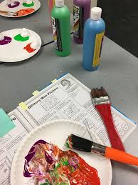 Michaelangelo Painting Materials Used Paper Paint Paint Brush Shaving Cream Table Place Paper Under A Table U Shaving Cream Painting Shaving Cream Shaving