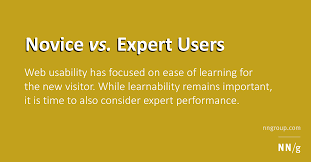 Novice Vs Expert Users