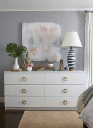 Ikea Malm Dresser Hacked With Drawer Pulls Ikea Malm Dresser Ikea Malm Hack Dressers Makeover