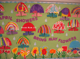 April Showers Bring May Flowers April Bulletin Boards Spring Bulletin Boards Spring Bulletin