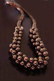 Couleur Les Bruns Short Beaded Necklace Chocolate Pearls Fake Pearl Necklace