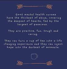 October 4 world mental health day; Mental Health Nurses Day Mhnursesday Twitter