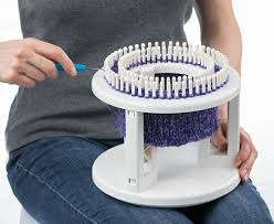 Maybe you would like to learn more about one of these? Authentic Knitting Board Rotating Double Knit Loom Off White For Sale Online Ebay
