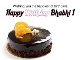 Birthday Wishes Sms In Hindi For Sister In Law Wishing You The Happiest Of Birthday Dear Bhabhi Birthday Cake For Sister In Law Birthday Cake S Happy Birthday Wishes Birthday Wishes Happy Birthday Dear