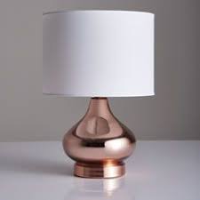 Wilko Copper Effect Table Lamp Copper Table Lamp Table Lamp Lamp
