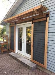 39 Ideas For Backyard Patio Awning French Doors House House Exterior Home