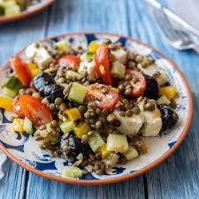 Salade De Lentilles A La Grecque Recette De Salades Faciles