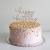 Wedding Cake With Pearls And Flowers