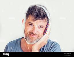 Bandaged head hospital hi-res stock photography and images