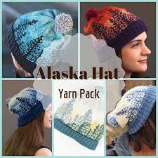 I live in anchorage, alaska where the winters are long and cold. Knitcircus Yarns On Twitter The Alaska Hat By Camille Descoteaux Has Been One Of Our Favorite Projects To Make With A 50g Gradient Cake Paired With A Hand Dyed Semi Solid Available In Six