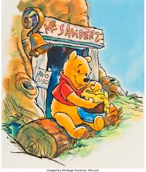 Pooh honey pot svg, winnie the pooh honey svg, hunny winnie the pooh, baby nursery svg cutting file cut files for cricut silhouette cameo pipersvgs 5 out of 5 stars (343) $ 1.50. Winnie The Pooh And His Honey Pot Color Illustration Walt Disney Lot 97344 Heritage Auctions