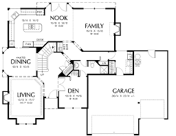 Contemporary Plan With Curved Staircase