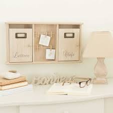 Boite A Cles Courrier En Bois Brocante