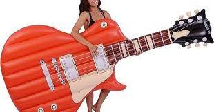 Kangaroo Pool Floats Electric Guitar Raft Over 8 Ft For Sale Online Ebay Pool Floats Pool Floats For Kids Pool Float