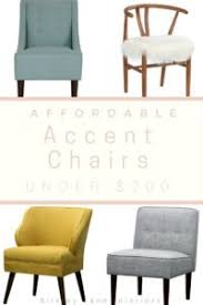 You may not be willing to shell out as much money for accent chairs as you would for say, a couch, but you still want them to be comfortable enough to sit on when your friends come over. 7 Affordable Accent Chairs Under 200 Birkley Lane Interiors