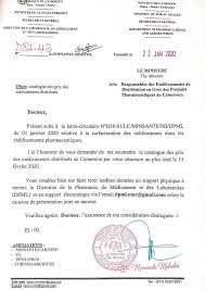 Le ton de la lettre. Minsante Sg Dpml Cameroun Rappel De La Lettre Du Ministre De La Sante Publique Sur La Mise A Disposition Du Catalogue Des Prix Des Medicaments