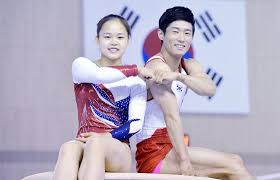 도쿄=김지훈 기자 한국 체조의 간판 '도마의 신' 양학선(29·수원시청)이 21일 도쿄. ë„ë§ˆ ë‚¨ë§¤ ì–'í•™ì„  ì—¬ì„œì • ë„ì¿„ì„œ í•¨ê»˜ ê¸ˆë¹› ì—°ê¸°ë¥¼ ì¤'ì•™ì¼ë³´