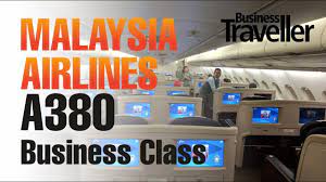 The launch of malaysia airlines' a380 marks not just the arrival of its new flagship aircraft, but also the culmination of eight years of work, including a the intense blues of the previous business class were muted, the luxurious reds associated with first class were extended into the cabin, and to break. Malaysia Airlines A380 Business Class In Flight Experience Business Traveller Youtube